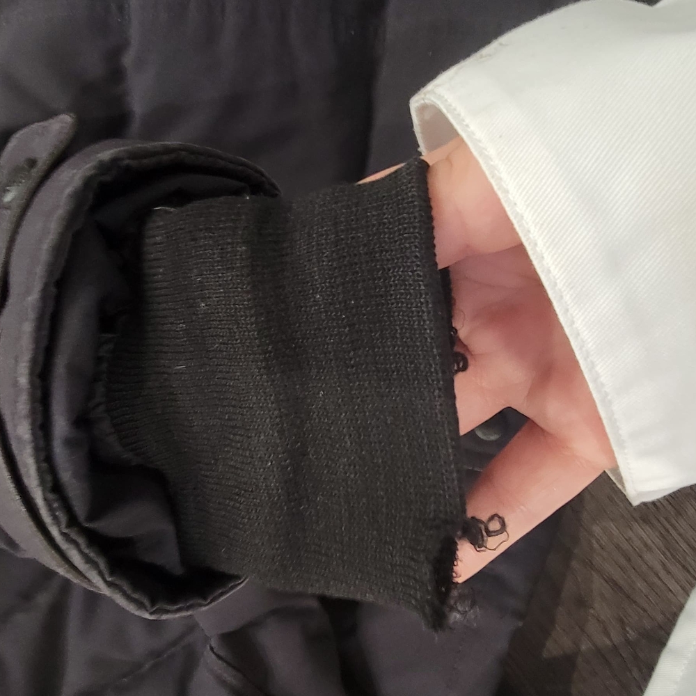 Canada Goose Long Duck Down Jacket With Hood, Small, Black (No Coyote Fur) - Picture 9 of 14